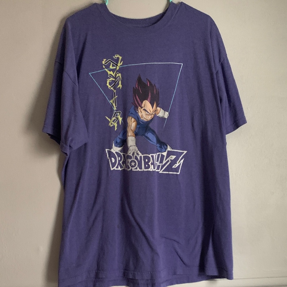 VEGETA Dragon Ball Z Purple Graphic T-Shirt